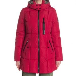 NEW Nautica Red Puffer Jacket Small